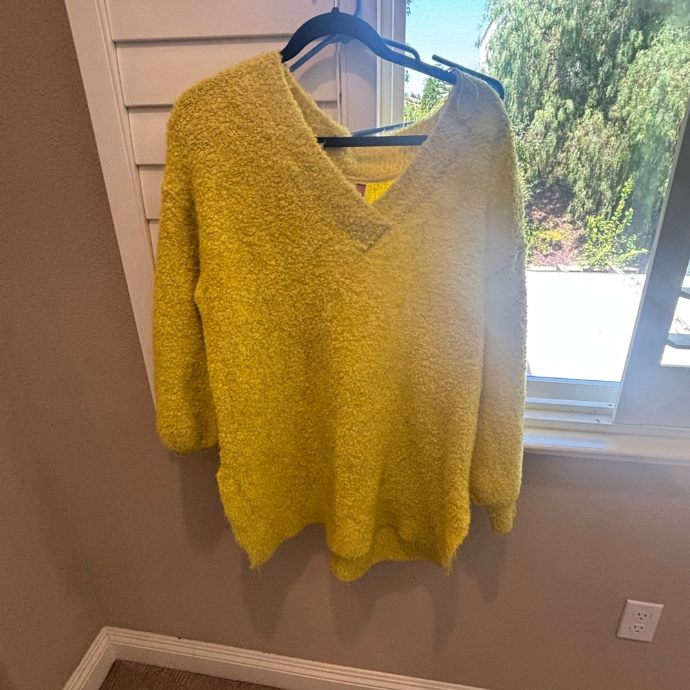 Anthropologie Pilcro Teddy Chunky oversized Sweater XS Pullover Cozy